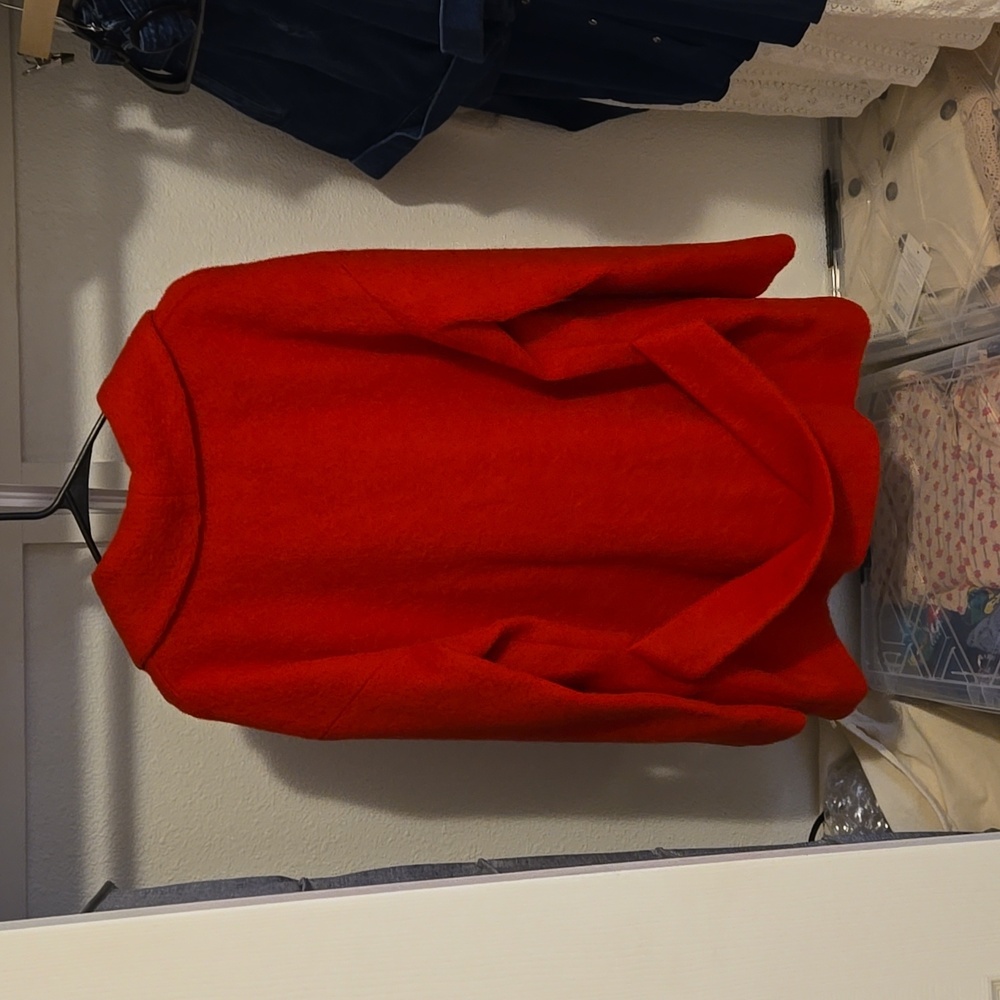 Sezane Bow  Wool Short Coat - Picture 13 of 16